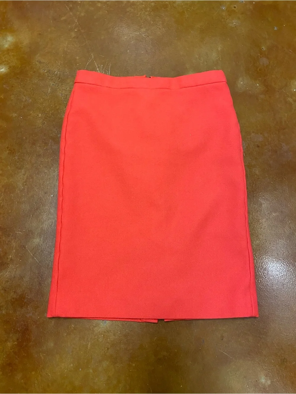 J. Crew Women’s 100% Wool No 2 Pencil Skirt Size 10T Coral Lined Office Work